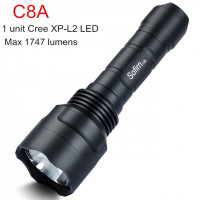 Sofirn C8 tactical LED flashlight torch with CREE XP-L2 – $18.43