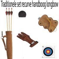 Traditionele recuve handboog Longbow set – €32,50