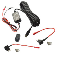 Car dash cam hardwire fuse kit with Micro USB (right angle) – $11.99 + $7.38