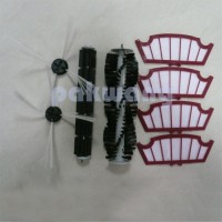 Vacuum Cleaner A320 Or A325 Spare parts: 2× side brush, rubber brush, haie brush, 4× filter – $40