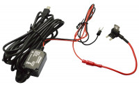 Car dash cam hardwire fuse kit with Mini USB direct hard wire car charger cable – $11.55