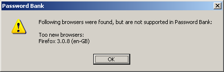 Upek Protector Suite error message