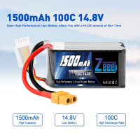 Zeee 4S 14.8V 1500mAh 100C LiPo