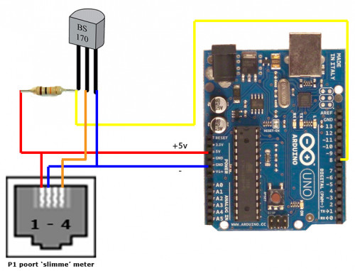 Logical inverter based on BS170