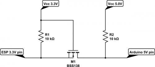 5V to 3.3V logic level converter