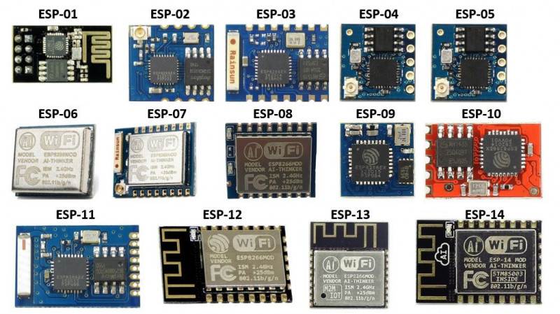 ESP8266 models