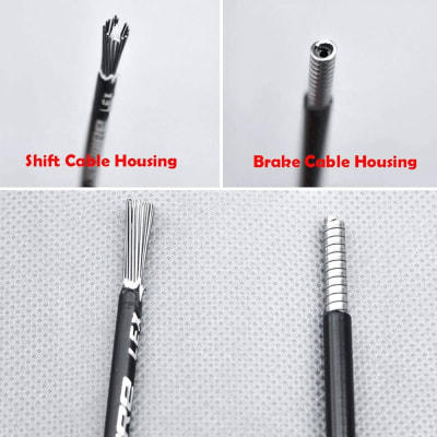 Break cable and shift cable housings