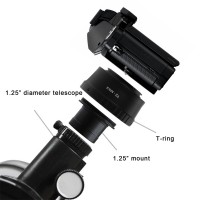 Micro M4/3 T2 ring + 1.25" telescope adapter – $7