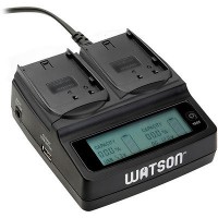 Watson Duo LCD Charger with 2 DMW-BLF19 Battery Plates – $80