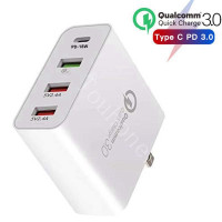 PD3.0/QC3.0/AFC 12V×1.5A + 12V×1.5A + 5V×2.4A×2 = 60W but rated 48W – €9.09
