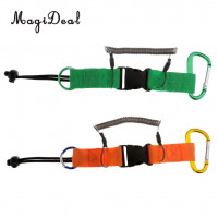 Scuba diving elastic lanyard camera coil with quick release buckle – $4.31