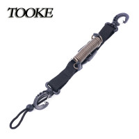 Scuba diving snappy coil spiral spring lanyard with ring for camera / flashlight / torch – $4.99