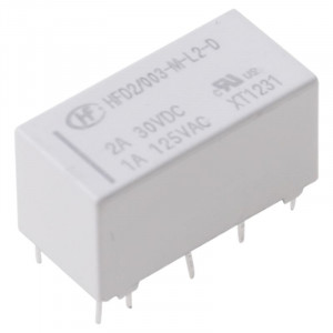 HFD2-003-M-L2-D 3V latching relay, 2 channel, 2 coils, 220V 3A – €1.75 ($2.08)
