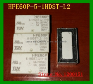 HFE60P-5-1HDST-L2 5V latching relay, 2 channel, 2 coils